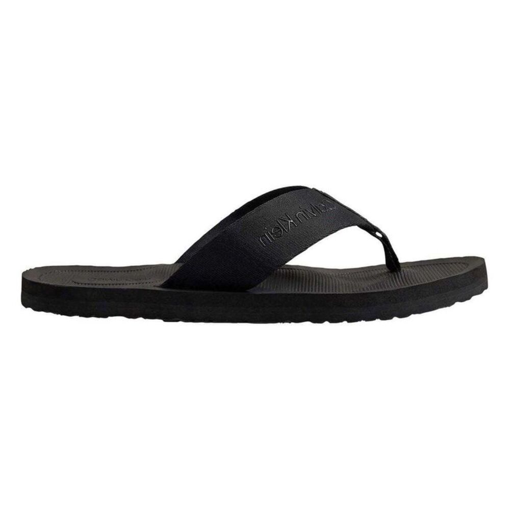 Calvin Klein Mens Flip Flops / Triple Black